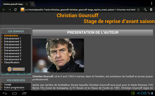 【免費運動App】C. Gourcuff Stage avant saison-APP點子