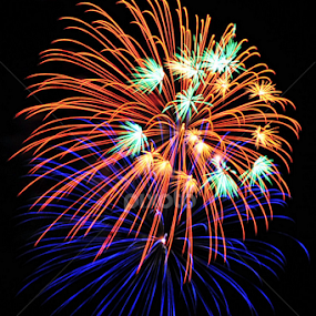 July Fourth Fireworks-3 by Dub Scroggin - Public Holidays July 4th