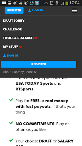 RealTime Fantasy Sports