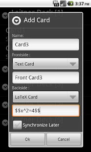 ThmX FlashCard Screenshots 2