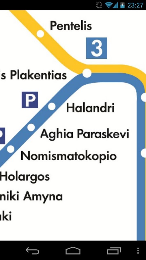 Athens Metro Map Free - screenshot