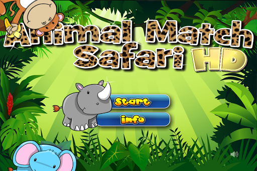 Animal Card Match Safari