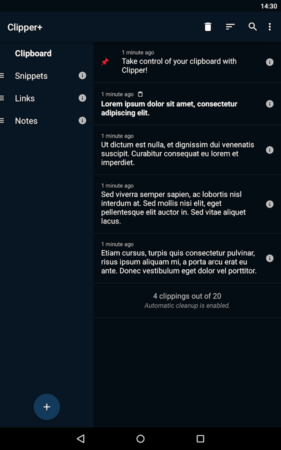 Clipper Plus with Sync - screenshot