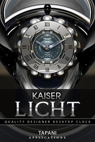 Android application Luxus Clock Widget LICHT screenshort