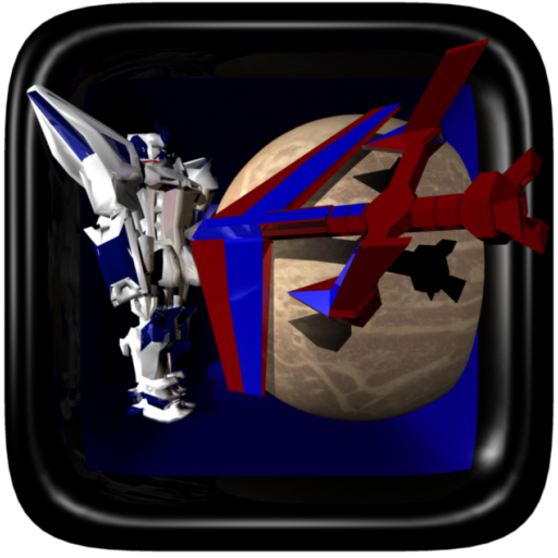 Robot VS Spaceships LOGO-APP點子