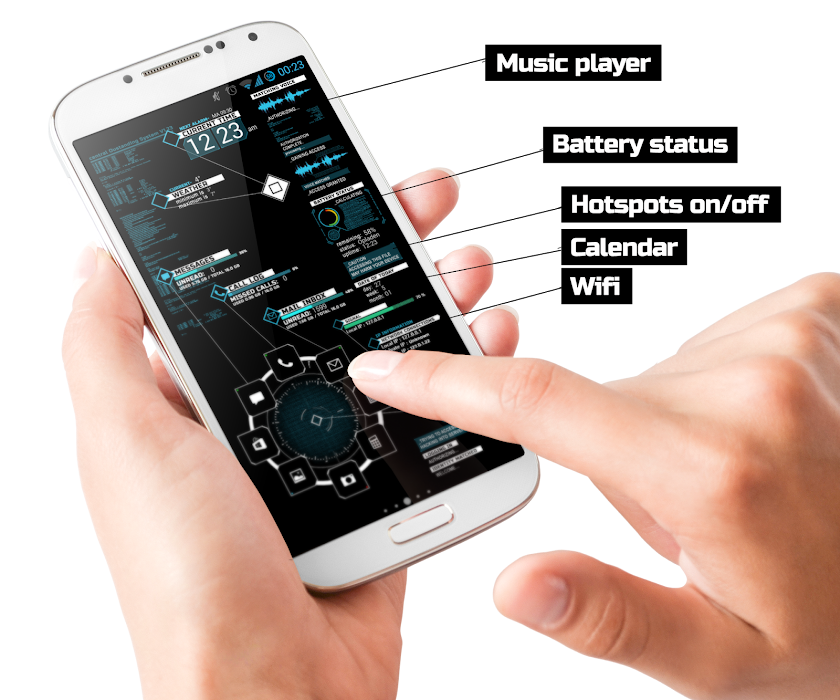 central OS theme Screen 2
