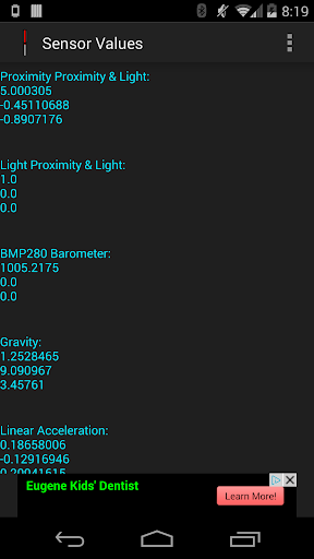 Sensor Values