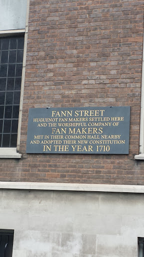 Fann Street Memorial Plaque
