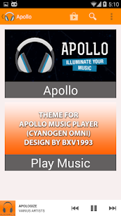 download Apollo Theme: PLay Music Light free