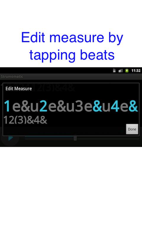 Android application Strumomatic screenshort