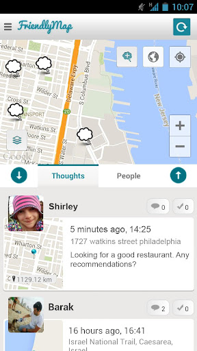 【免費通訊App】FriendlyMap - real time search-APP點子