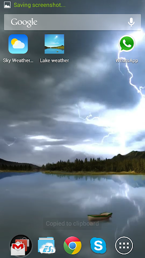 Lake weather live wallpaper