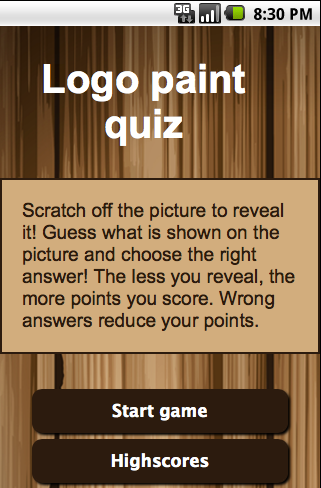 Logo paint quiz