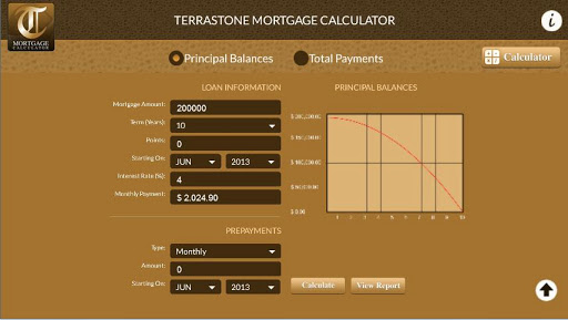 Terrastone Mortgage Calculator