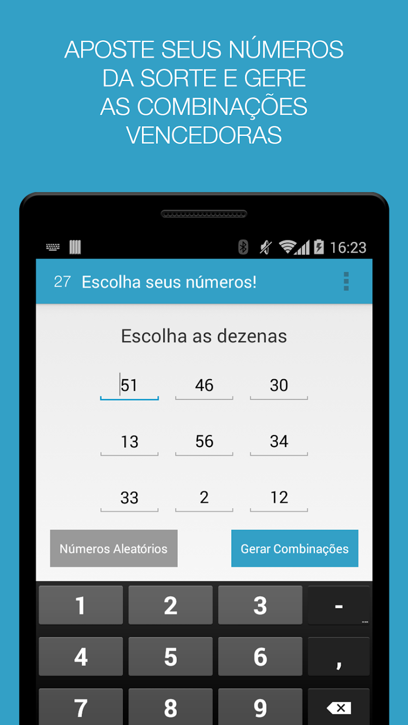 Combinação da Sorte Screen 3