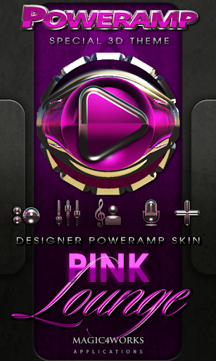 Poweramp skin Pink Lounge