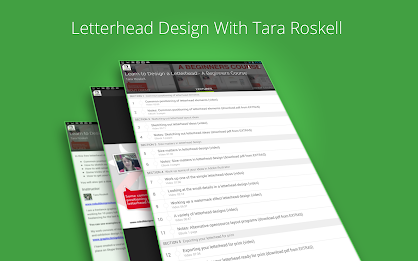 Learn letterhead Design poster 5