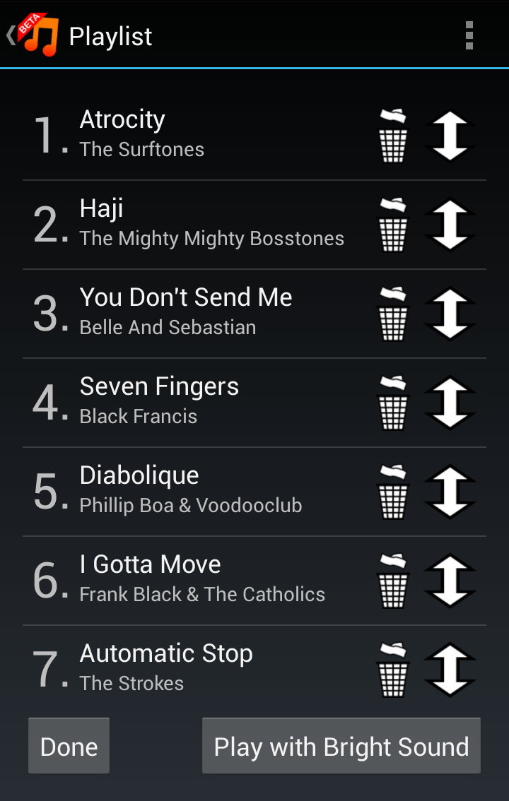 Bright Playlist Maker Key Screen 1
