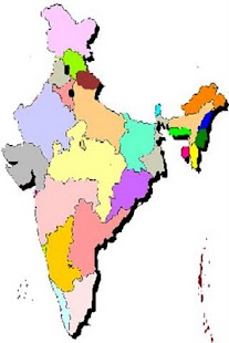 Indian state map for kids