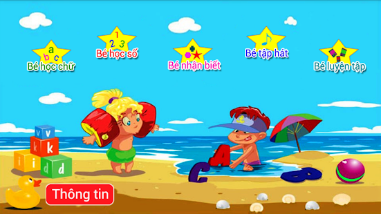 Lastest Be hoc chu - bé học chữ APK