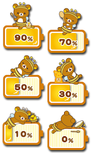 Rilakkuma Battery Widget 10