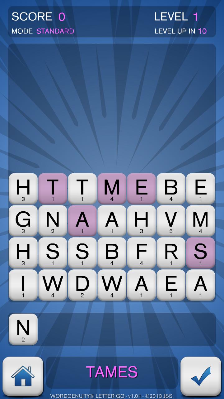 Wordgenuity® Letter Go Screen 2