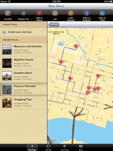 【免費旅遊App】Jacksonville Map and Walks-APP點子