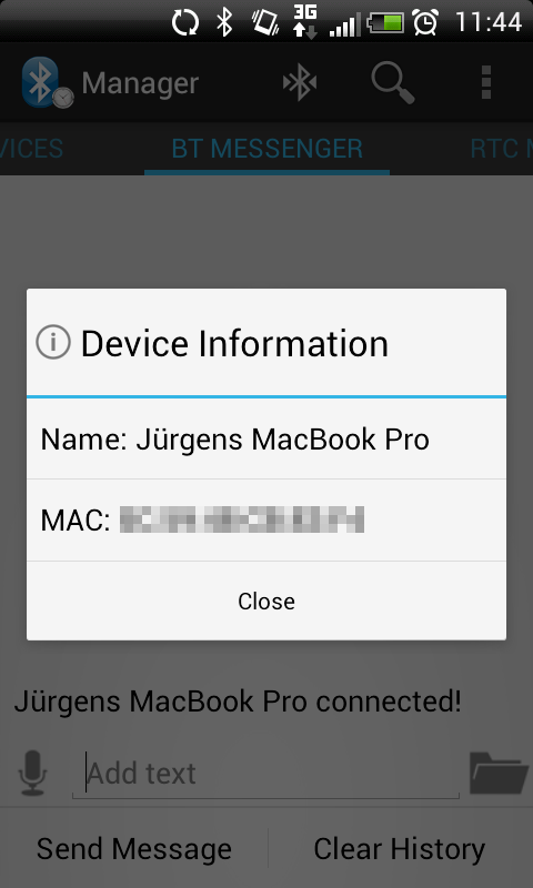 Bluetooth SPP Manager Unlocker Screen 3