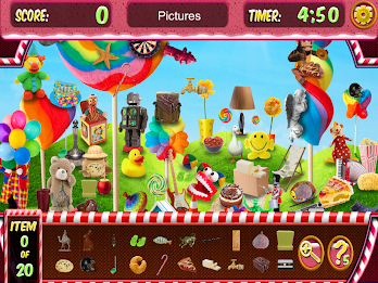 Hidden Objects World of Candy - Seek & Find Games poster 9