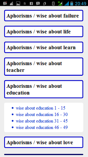 Aphorisms Wise Collection