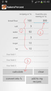 Baker's Percentage Formula Screenshots 3
