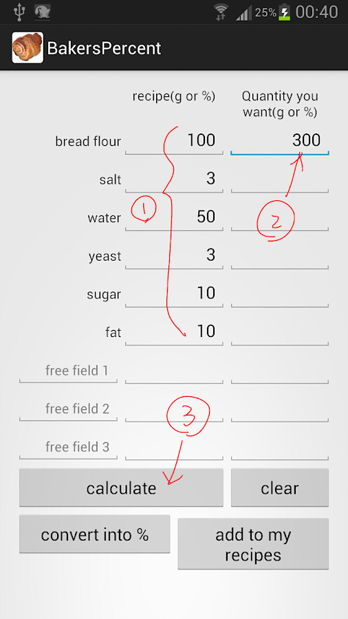 Baker's Percentage Formula Android Apps on Google Play