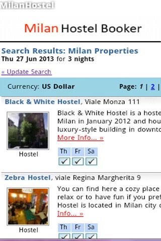 Milan Hostel Booking