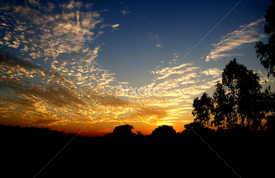 dusk by Tarunjyoti Tewari - Landscapes Sunsets & Sunrises