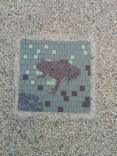 Brown Frog Mosaic