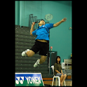 Badminton illustrated logo