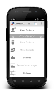 Contacts Cleaner