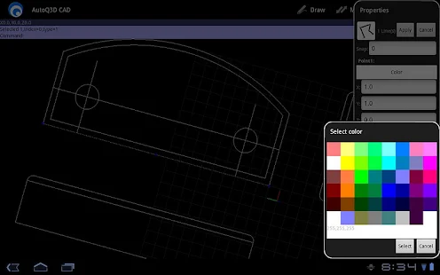 AutoQ3D CAD - screenshot thumbnail