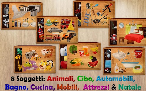 Screenshot dell'applicazione Android 690 Puzzles for preschool kids