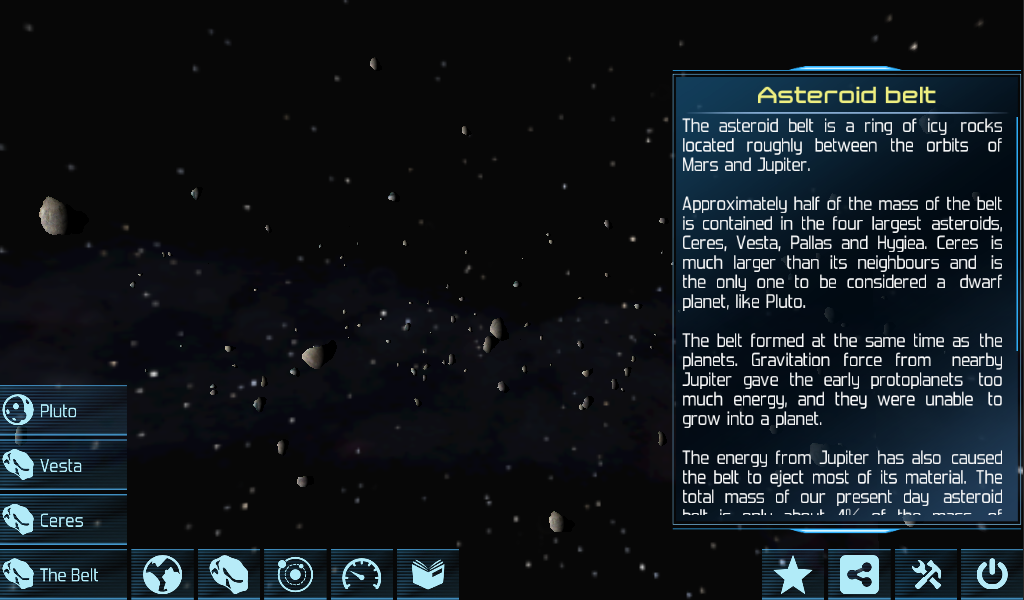   Solar System Explorer HD Pro: captura de tela 