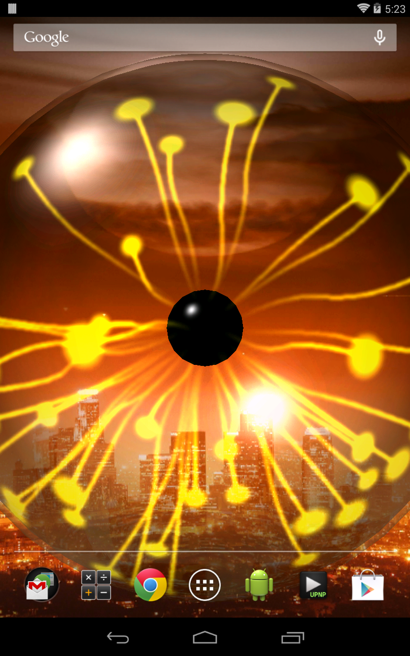 Plasma Orb Live Wallpaper Screen 2