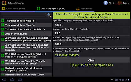 Column Calculator Tablet poster 5