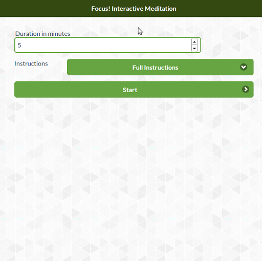 Focus Interactive Meditation