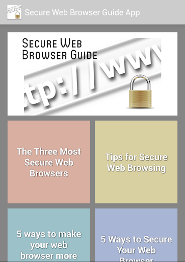 【免費工具App】Secure Web Browser Guide-APP點子