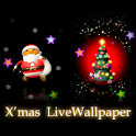 X*mas santa tree LiveWallpaper logo
