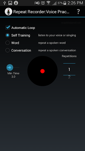 Repeat Recorder Voice Practice