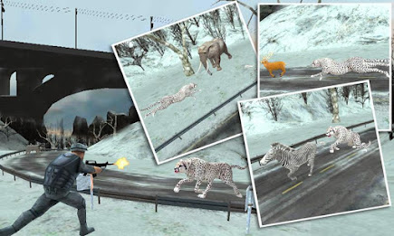 Wild Snow Leopard Attack 3D poster 2
