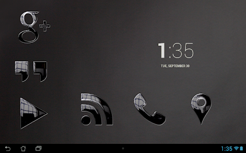 Screenshot Tha Black Krom - Icon Pack v3.6