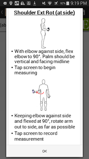 【免費醫療App】yROM Shoulder Elbow Goniometer-APP點子