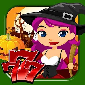 666 Halloween Slots Machine HD logo